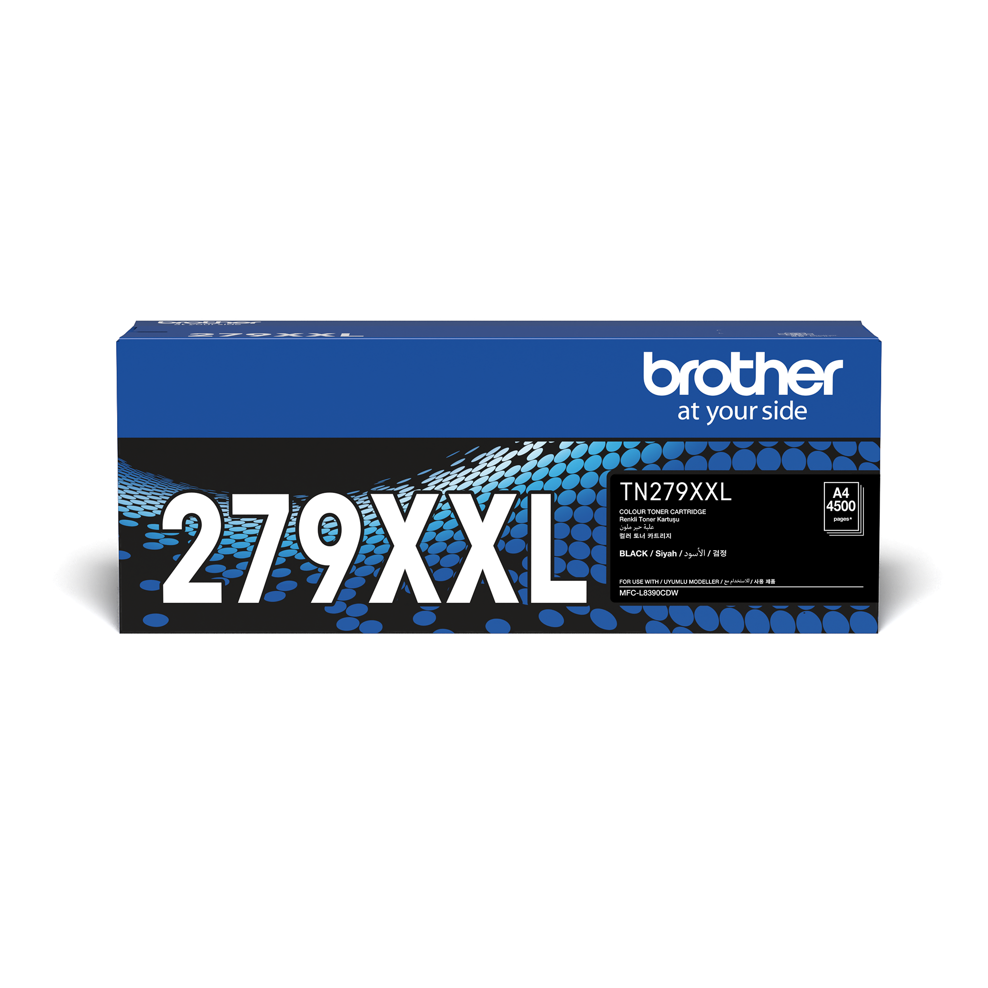 Brother TN-279XXLBK Black Toner Cartridge (4,500 Pages)