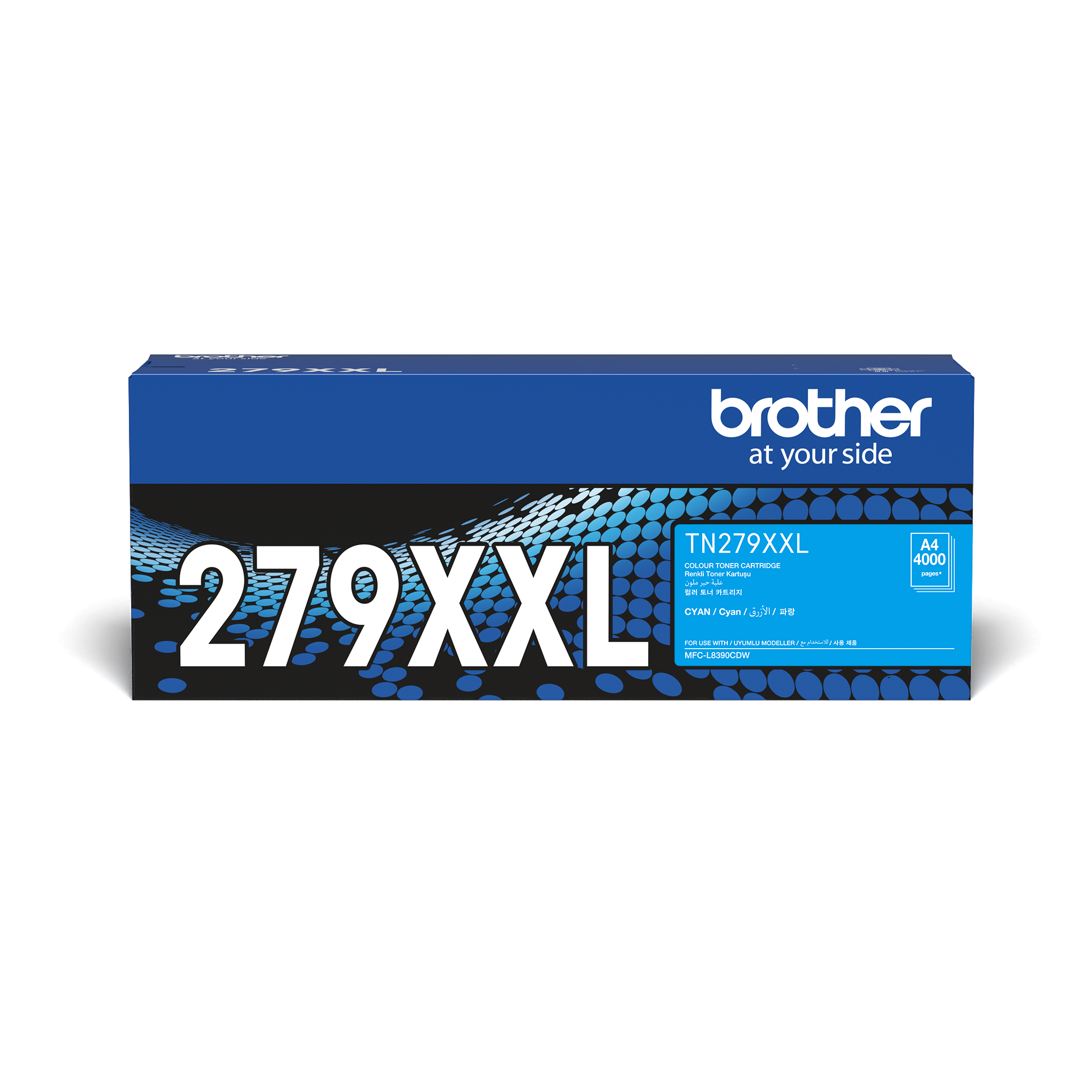 Brother TN-279XXLC TN-279XXLC Cyan Toner Cartridge (4000 Pages)