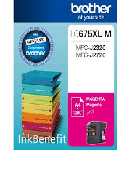 Brother LC675XLM LC-675XL High Yield Magenta Cartridge