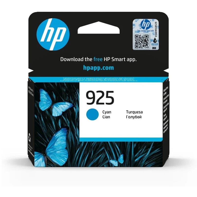 HP 4K0V6PE 925 Cyan Original Ink Cartridge (500 pages)