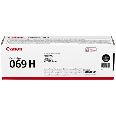 Canon CCRG069HBK 069H HIGH CAPACITY BLACK TONER  (7,600 Pages)