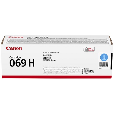 Canon CCRG069HC 069H HIGH CAPCITY CYAN TONER (5,500 Pages)