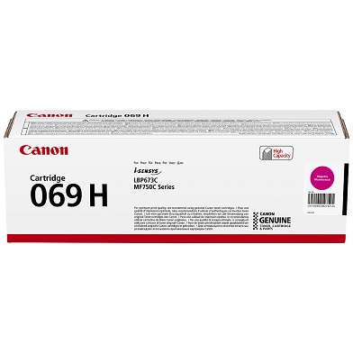 Canon CCRG069HM 069H HIGH CAPACITY MAGENTA TONER  (5,500 Pages)