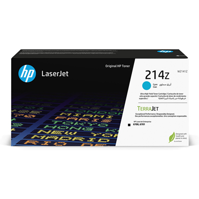 HP CNHPW2141Z 214Z Ultra High Capacity Cyan Toner Cartridge (26,000 Pages)