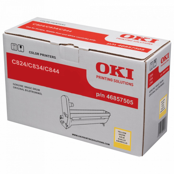 OKI 46857505 Yellow Image Drum (30,000 Pages)